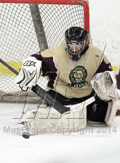Thumbnail 3 in  Monsignor Farrell vs St. Joseph Regional (Ice Vault Tournament) photogallery.