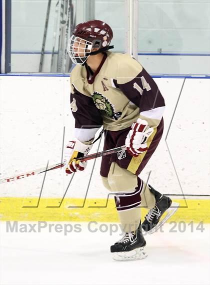 Thumbnail 3 in  Monsignor Farrell vs St. Joseph Regional (Ice Vault Tournament) photogallery.