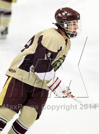 Thumbnail 2 in  Monsignor Farrell vs St. Joseph Regional (Ice Vault Tournament) photogallery.