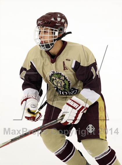 Thumbnail 2 in  Monsignor Farrell vs St. Joseph Regional (Ice Vault Tournament) photogallery.