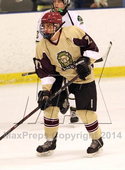 Thumbnail 2 in  Monsignor Farrell vs St. Joseph Regional (Ice Vault Tournament) photogallery.