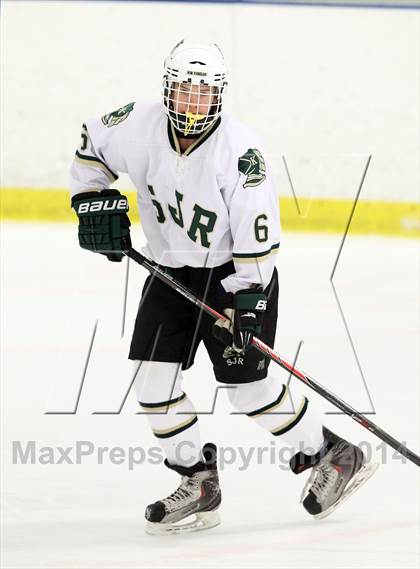Thumbnail 1 in  Monsignor Farrell vs St. Joseph Regional (Ice Vault Tournament) photogallery.