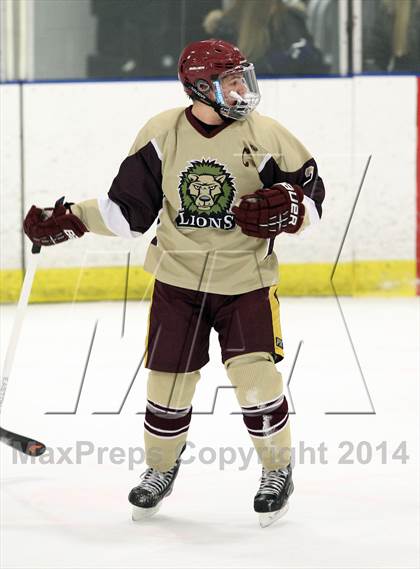 Thumbnail 2 in  Monsignor Farrell vs St. Joseph Regional (Ice Vault Tournament) photogallery.