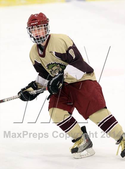 Thumbnail 3 in  Monsignor Farrell vs St. Joseph Regional (Ice Vault Tournament) photogallery.