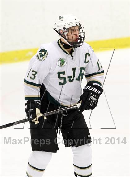 Thumbnail 3 in  Monsignor Farrell vs St. Joseph Regional (Ice Vault Tournament) photogallery.