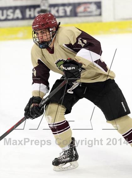 Thumbnail 1 in  Monsignor Farrell vs St. Joseph Regional (Ice Vault Tournament) photogallery.