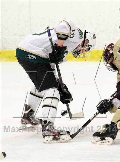 Thumbnail 2 in  Monsignor Farrell vs St. Joseph Regional (Ice Vault Tournament) photogallery.