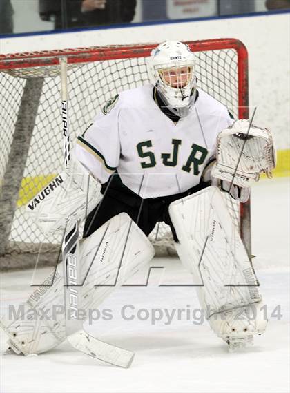 Thumbnail 2 in  Monsignor Farrell vs St. Joseph Regional (Ice Vault Tournament) photogallery.