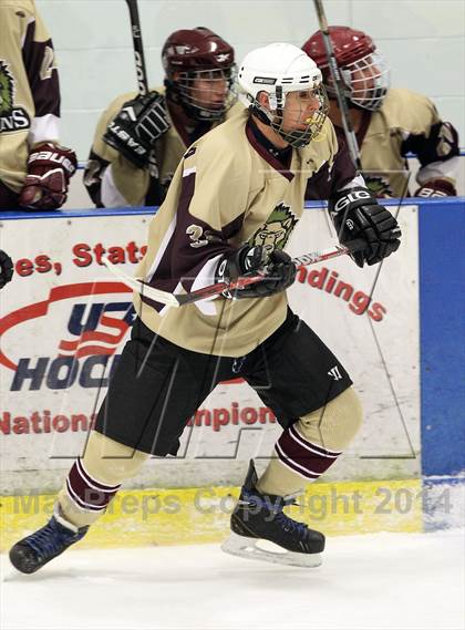 Thumbnail 1 in  Monsignor Farrell vs St. Joseph Regional (Ice Vault Tournament) photogallery.