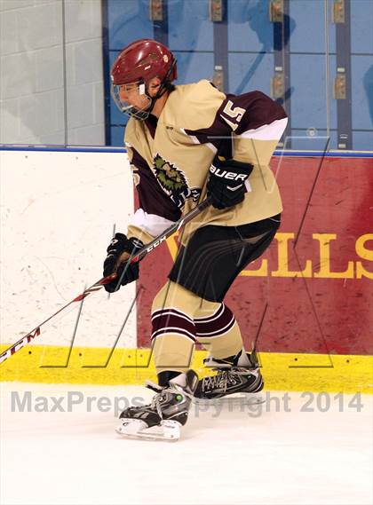 Thumbnail 1 in  Monsignor Farrell vs St. Joseph Regional (Ice Vault Tournament) photogallery.