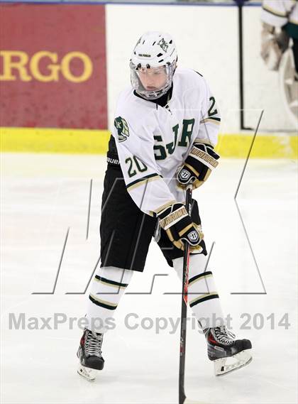 Thumbnail 1 in  Monsignor Farrell vs St. Joseph Regional (Ice Vault Tournament) photogallery.