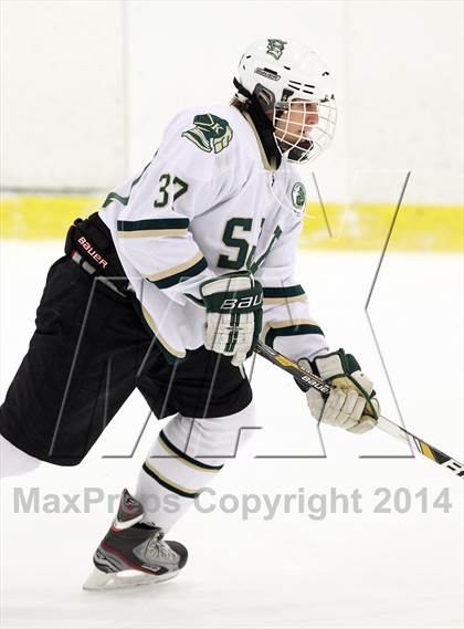 Thumbnail 3 in  Monsignor Farrell vs St. Joseph Regional (Ice Vault Tournament) photogallery.