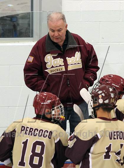 Thumbnail 2 in  Monsignor Farrell vs St. Joseph Regional (Ice Vault Tournament) photogallery.