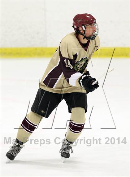 Thumbnail 1 in  Monsignor Farrell vs St. Joseph Regional (Ice Vault Tournament) photogallery.
