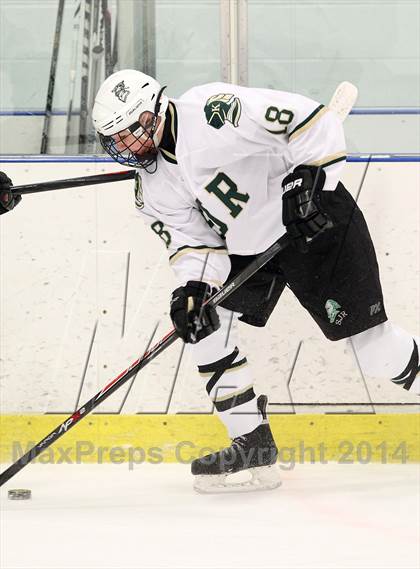 Thumbnail 2 in  Monsignor Farrell vs St. Joseph Regional (Ice Vault Tournament) photogallery.
