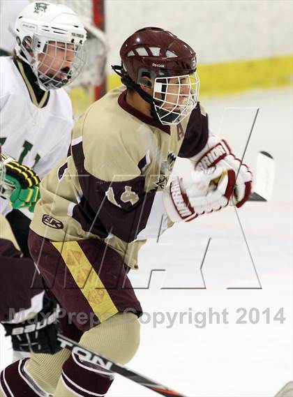 Thumbnail 3 in  Monsignor Farrell vs St. Joseph Regional (Ice Vault Tournament) photogallery.