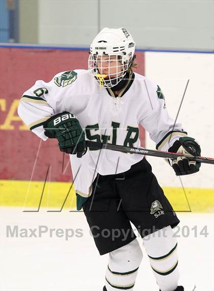 Thumbnail 3 in  Monsignor Farrell vs St. Joseph Regional (Ice Vault Tournament) photogallery.