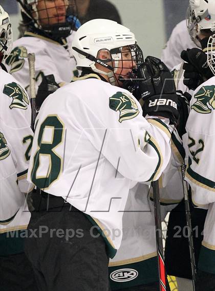 Thumbnail 3 in  Monsignor Farrell vs St. Joseph Regional (Ice Vault Tournament) photogallery.