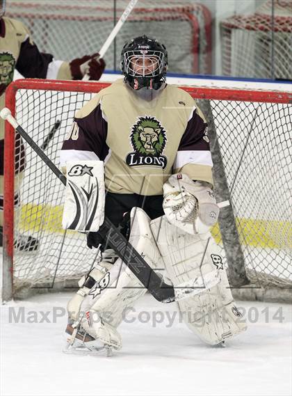 Thumbnail 3 in  Monsignor Farrell vs St. Joseph Regional (Ice Vault Tournament) photogallery.