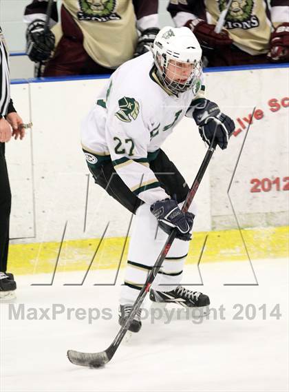 Thumbnail 2 in  Monsignor Farrell vs St. Joseph Regional (Ice Vault Tournament) photogallery.