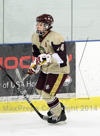 Thumbnail 3 in  Monsignor Farrell vs St. Joseph Regional (Ice Vault Tournament) photogallery.