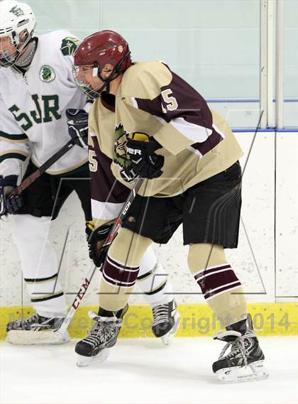 Thumbnail 3 in  Monsignor Farrell vs St. Joseph Regional (Ice Vault Tournament) photogallery.