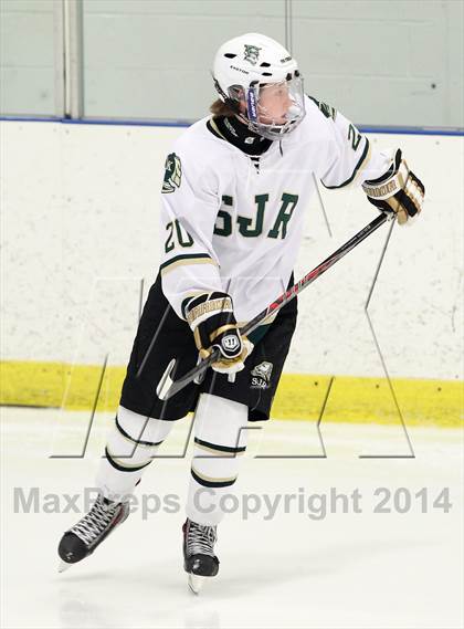Thumbnail 1 in  Monsignor Farrell vs St. Joseph Regional (Ice Vault Tournament) photogallery.
