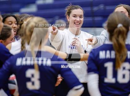 Thumbnail 1 in Marietta vs. Walton (GHSA 7A Quarterfinal) photogallery.