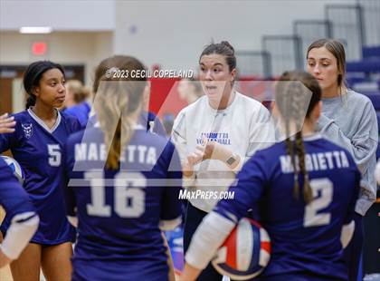 Thumbnail 1 in Marietta vs. Walton (GHSA 7A Quarterfinal) photogallery.