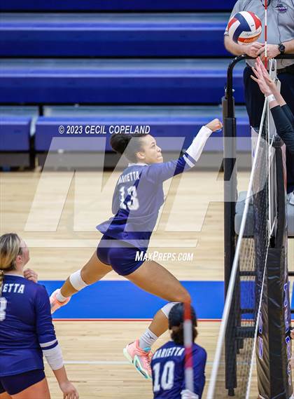 Thumbnail 1 in Marietta vs. Walton (GHSA 7A Quarterfinal) photogallery.