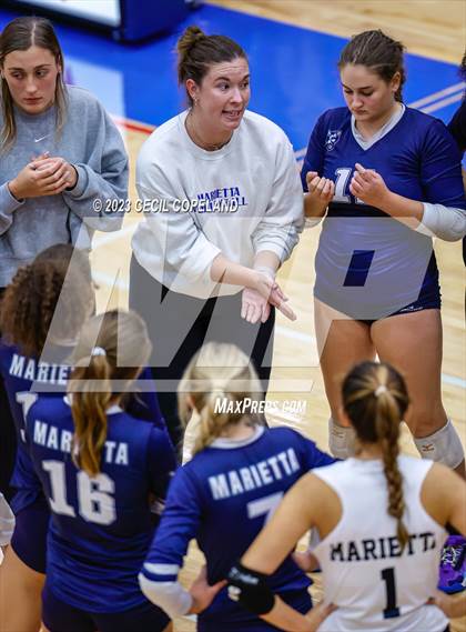 Thumbnail 1 in Marietta vs. Walton (GHSA 7A Quarterfinal) photogallery.