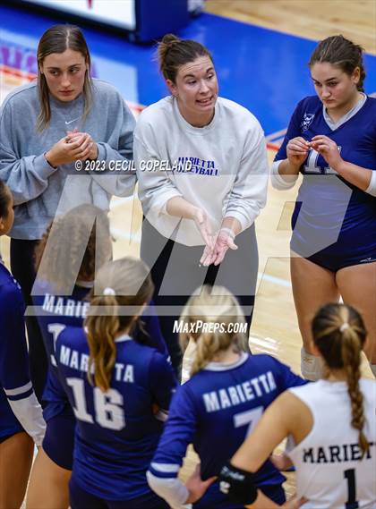 Thumbnail 2 in Marietta vs. Walton (GHSA 7A Quarterfinal) photogallery.