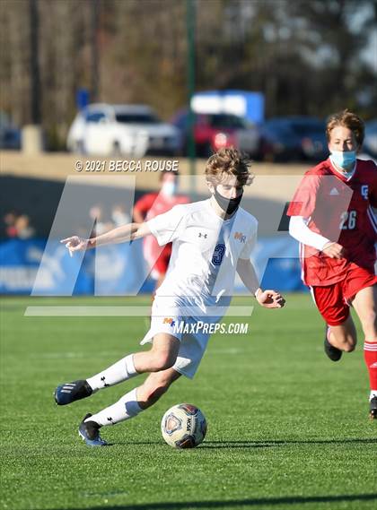 Thumbnail 2 in Charlotte Catholic vs. Marvin Ridge (OrthoCarolina Sportsplex) photogallery.