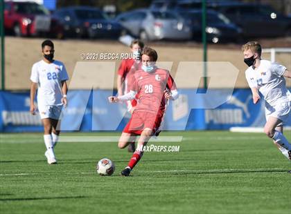 Thumbnail 3 in Charlotte Catholic vs. Marvin Ridge (OrthoCarolina Sportsplex) photogallery.
