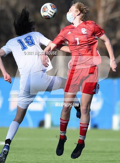 Thumbnail 2 in Charlotte Catholic vs. Marvin Ridge (OrthoCarolina Sportsplex) photogallery.
