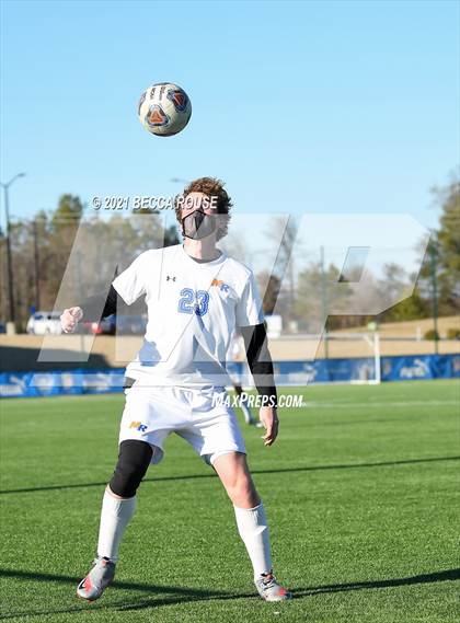 Thumbnail 2 in Charlotte Catholic vs. Marvin Ridge (OrthoCarolina Sportsplex) photogallery.