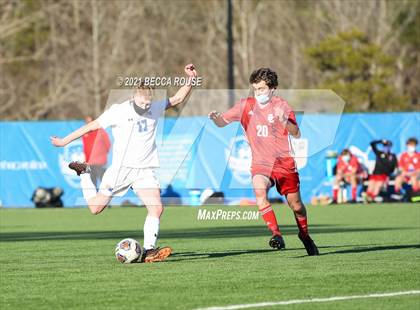 Thumbnail 2 in Charlotte Catholic vs. Marvin Ridge (OrthoCarolina Sportsplex) photogallery.
