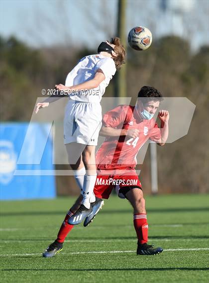 Thumbnail 3 in Charlotte Catholic vs. Marvin Ridge (OrthoCarolina Sportsplex) photogallery.