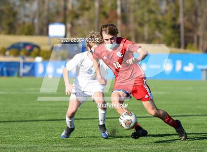 Thumbnail 2 in Charlotte Catholic vs. Marvin Ridge (OrthoCarolina Sportsplex) photogallery.