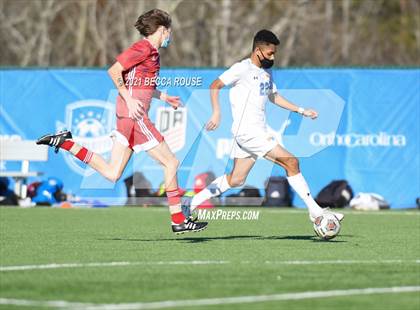Thumbnail 1 in Charlotte Catholic vs. Marvin Ridge (OrthoCarolina Sportsplex) photogallery.