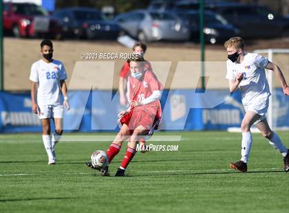 Thumbnail 1 in Charlotte Catholic vs. Marvin Ridge (OrthoCarolina Sportsplex) photogallery.