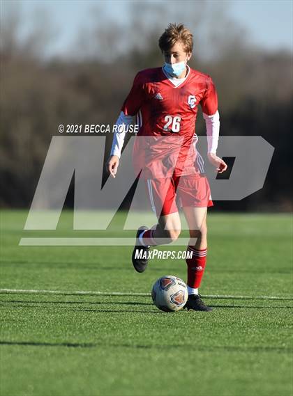 Thumbnail 1 in Charlotte Catholic vs. Marvin Ridge (OrthoCarolina Sportsplex) photogallery.