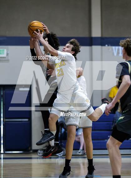 Thumbnail 3 in Murrieta Mesa vs. Temecula Valley (Linfield Christian Caged Classic) photogallery.