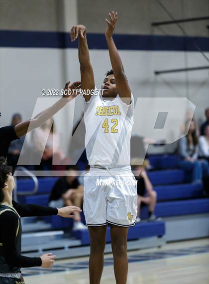 Thumbnail 1 in Murrieta Mesa vs. Temecula Valley (Linfield Christian Caged Classic) photogallery.