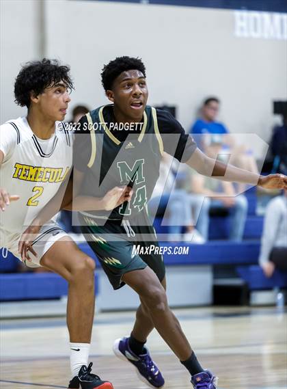 Thumbnail 1 in Murrieta Mesa vs. Temecula Valley (Linfield Christian Caged Classic) photogallery.