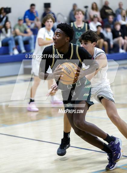 Thumbnail 2 in Murrieta Mesa vs. Temecula Valley (Linfield Christian Caged Classic) photogallery.