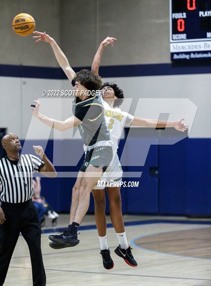 Thumbnail 1 in Murrieta Mesa vs. Temecula Valley (Linfield Christian Caged Classic) photogallery.