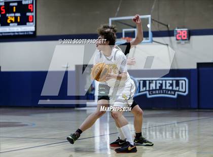 Thumbnail 1 in Murrieta Mesa vs. Temecula Valley (Linfield Christian Caged Classic) photogallery.