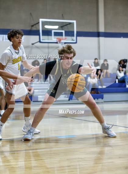 Thumbnail 3 in Murrieta Mesa vs. Temecula Valley (Linfield Christian Caged Classic) photogallery.