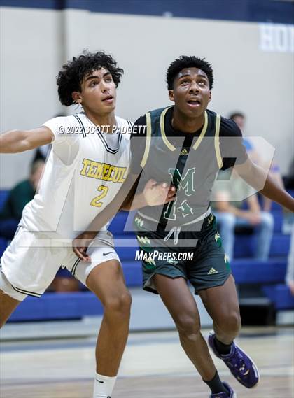 Thumbnail 2 in Murrieta Mesa vs. Temecula Valley (Linfield Christian Caged Classic) photogallery.